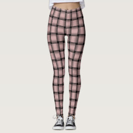 Baby Roze Weefpatroon Leggings