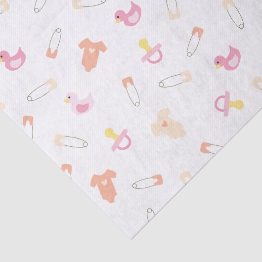 Baby roze weefselpapier tissuepapier (Detail)