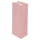 Baby Roze Wijn Cadeautas (Voorkant Gekanteld)