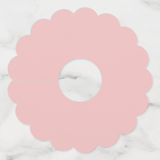 Baby Roze Wijnglaslabel (Voorkant)