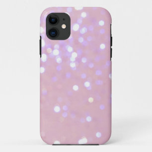 Baby Roze/Witte Glitter iPhone 5 Hoesje