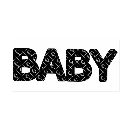 Baby Rubberstempel (Afrduk)