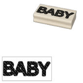 Baby Rubberstempel (Gestempeld)