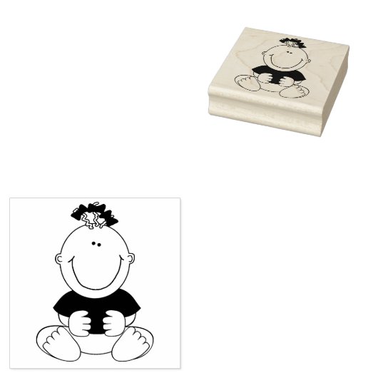 Baby Rubberstempel (Gestempeld)