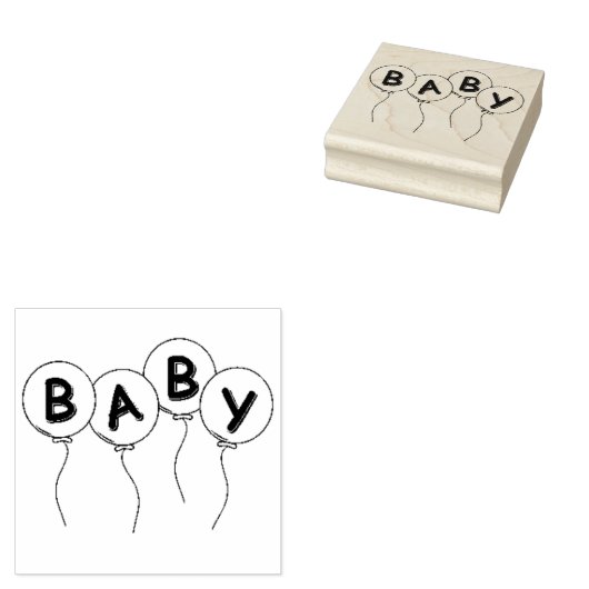 Baby Rubberstempel (Gestempeld)