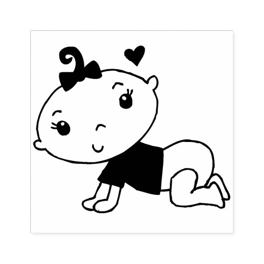 Baby Rubberstempel (Afrduk)