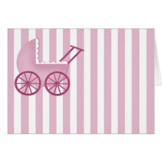 Baby-ruggengraatkaart (roze)