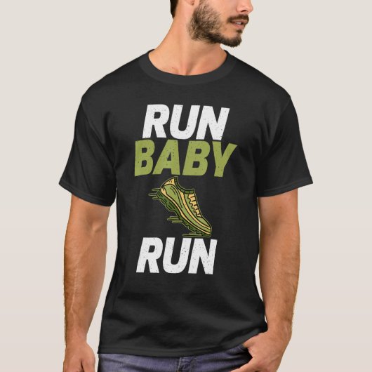Baby run marathon Runner T-shirt (Voorkant)