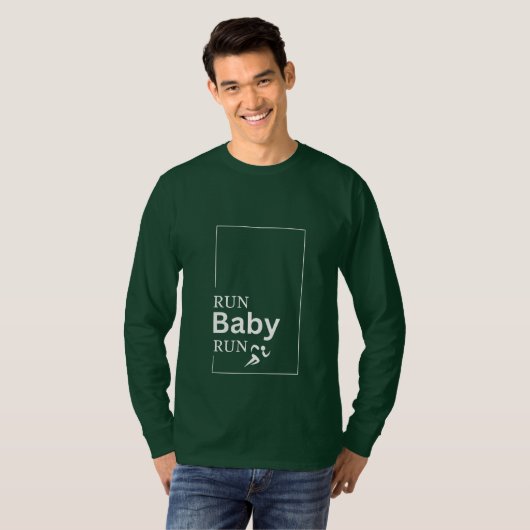 Baby-run T-shirt (Voorkant volledig)