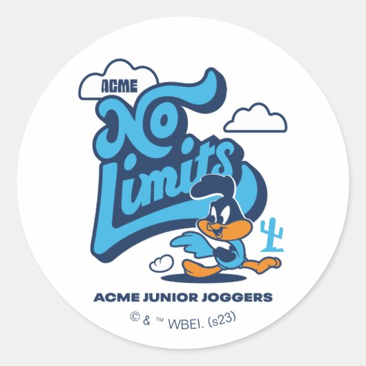 Baby RUNNER™ - Geen limieten Ronde Sticker (Voorkant)
