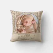 Baby`s 1st Christmas Knitting Photo  Kussen (Voorkant)