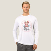 Baby’s eerste kerst T-shirt voor mannen (Voorkant)