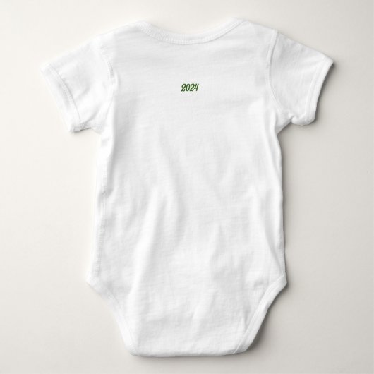  Baby’s Eerste St Patrick’s Day. Romper (Achterkant)