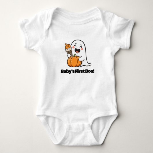 Baby’s First Boo! – Adorable Halloween Bodysuit (Voorkant)