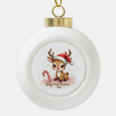 Baby’s First Christmas 2025 – Ceramic Ornament (Voorkant)