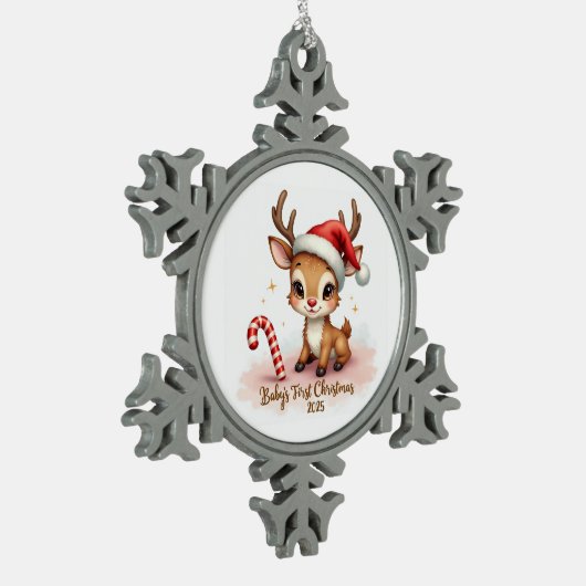 Baby’s First Christmas 2025 – Snowflake Ornament (Links)