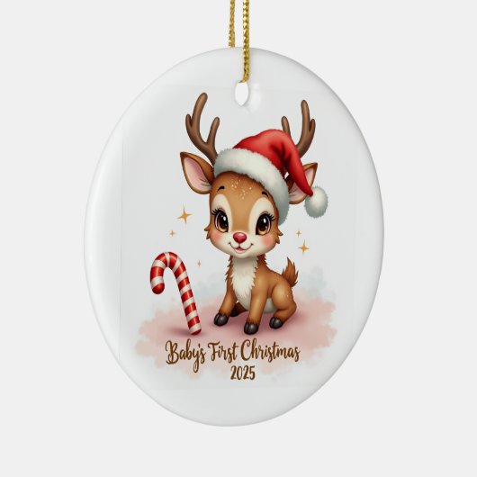 Baby’s First Christmas 2025 – Snowflake Ornament (Rechts)