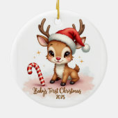 Baby’s First Christmas 2025 – Snowflake Ornament (Achterkant)