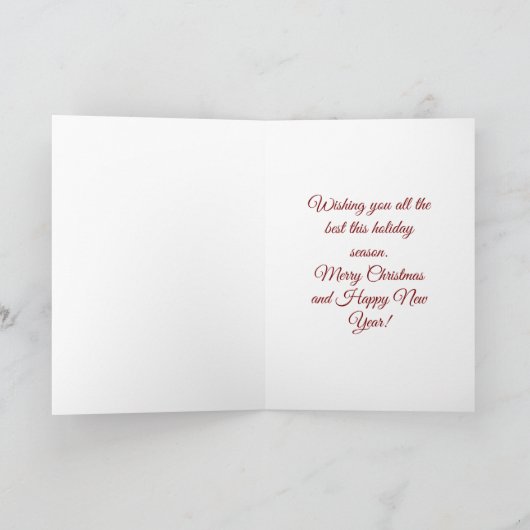 Baby’s First Christmas 2025 Unicorn Reindeer card Kaart (Binnen)