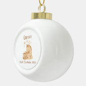 Baby’s First Christmas Cowboy Boots & Foal Keramische Bal Ornament (Rechts)