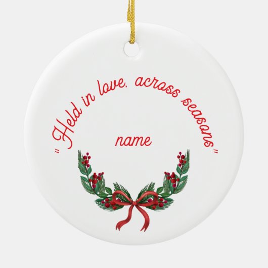 Baby’s First Christmas Ornament (Achterkant)