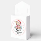 Baby’s First Christmas Personalised Favor Boxes –  Bedankdoosjes (Geopend)