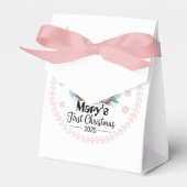 Baby’s First Christmas Personalised Favor Boxes –  Bedankdoosjes (Voorkant Zijde)