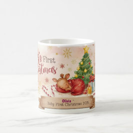 Baby’s First Christmas Personalized Mug Koffiemok