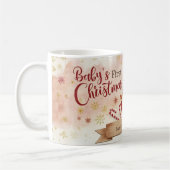Baby’s First Christmas Personalized Mug Koffiemok (Links)