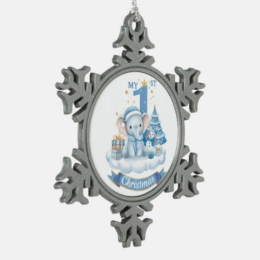Baby’s First Christmas – Pewter Ornament (Links)