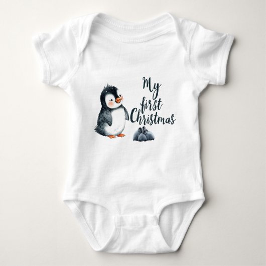 Baby’s First Christmas Shirt | Personalized (Voorkant)