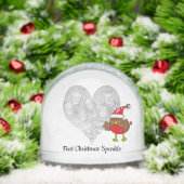 Baby’s First Christmas Sparkle Keepsake Sneeuwbol (Kerstmis)