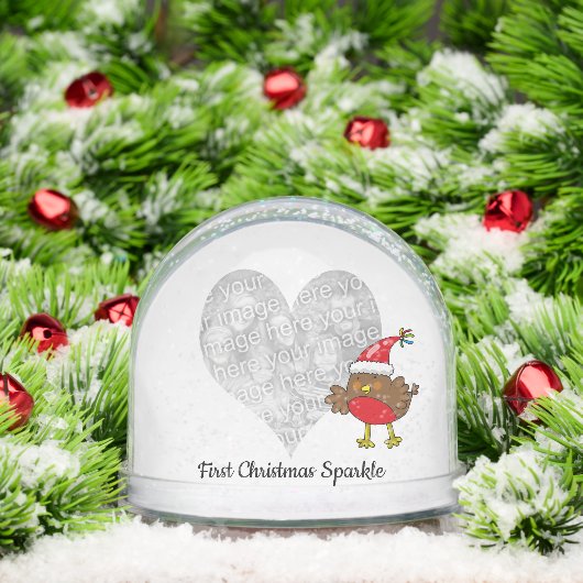Baby’s First Christmas Sparkle Keepsake Sneeuwbol (Kerstmis)