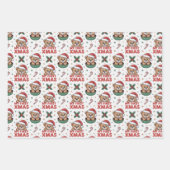 Baby’s First Christmas Teddy Inpakpapier Vel (Voorkant 3)