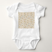 Baby’s First New Year 2026 – Gold Confetti Romper (Voorkant)