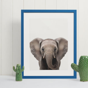 Baby Safari Afrikaanse Jungle Dieren Olifant Poster