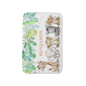 Baby Safari Animals Bath Mat (Voorkant Verticaal)