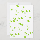 Baby Safari Baby shower uitnodigen Kaart (Achterkant)