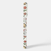 Baby Safari Dier met Doodle Flowers Case-Mate iPhone Case (Achterkant / Rechts)