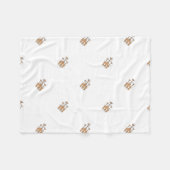 Baby, safari-dieren fleece deken (Voorkant (Horizontaal))