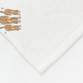 Baby, safari-dieren fleece deken (Hoek)