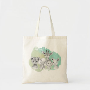 Baby Safari Dieren Tote Bag