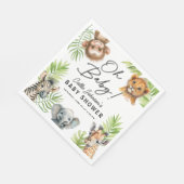 Baby Safari Dierenfeestdecoraties Servet (Hoek)