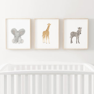Baby Safari Dierenkwekerij Decor Muurkunst Sets