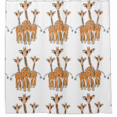 Baby, safari-Giraffes, Shower Curtain Douchegordijn (Voorkant)