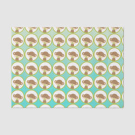 Baby Safari Monkey met Pacifier Pattern Tissuepapier