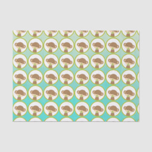 Baby Safari Monkey met Pacifier Pattern Tissuepapier