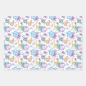 Baby Safari Nursery Wrapping Paper Sheets Set of 3 (Voorkant)