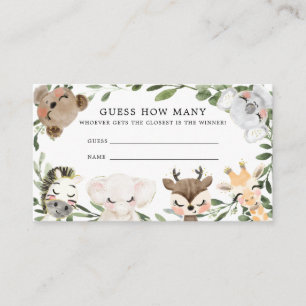 Baby Safari Raad eens hoeveel kaart