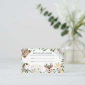 Baby Safari raad eens hoeveel SOCKaart Informatiekaartje (Staand voorkant)